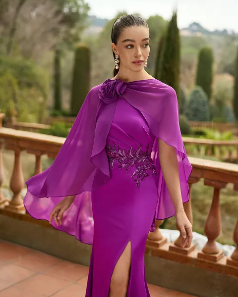 Vestidos con Capa para Invitada