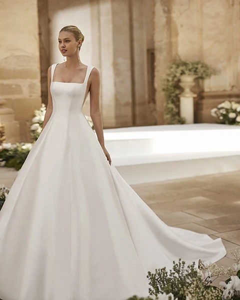 Vestidos de mikado